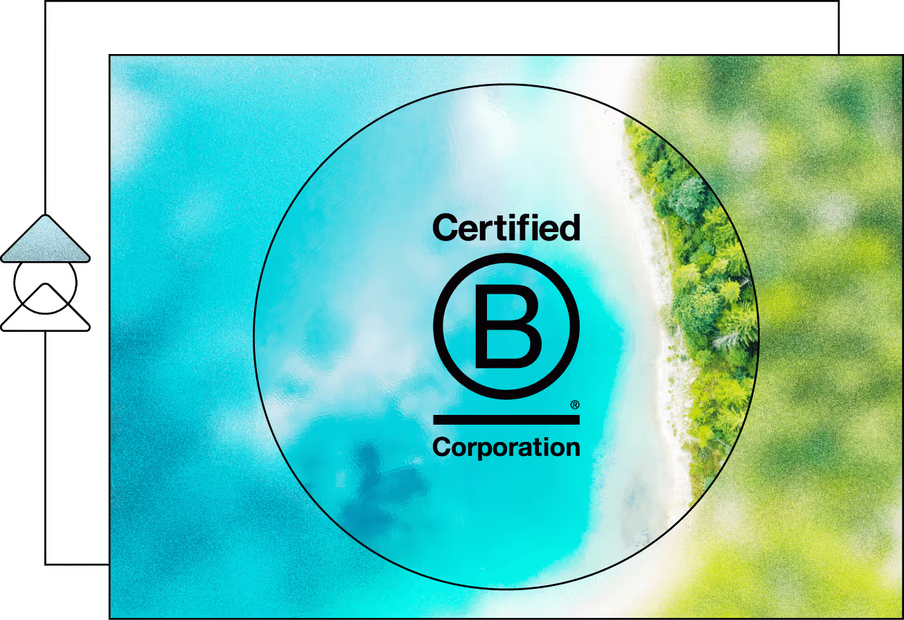 Coastal ocean view, representing Optty's B Corp certification