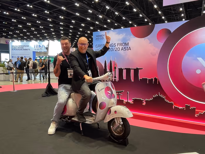 The Optty team at Money20/20 Asia
