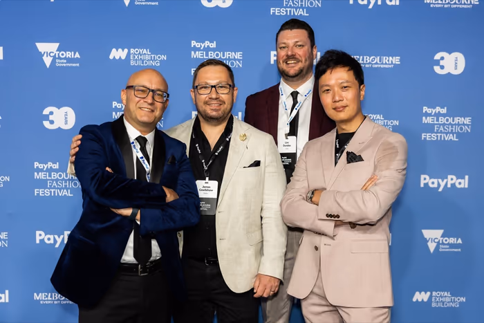 The Optty team at the PayPal Melbourne Fashion Festival