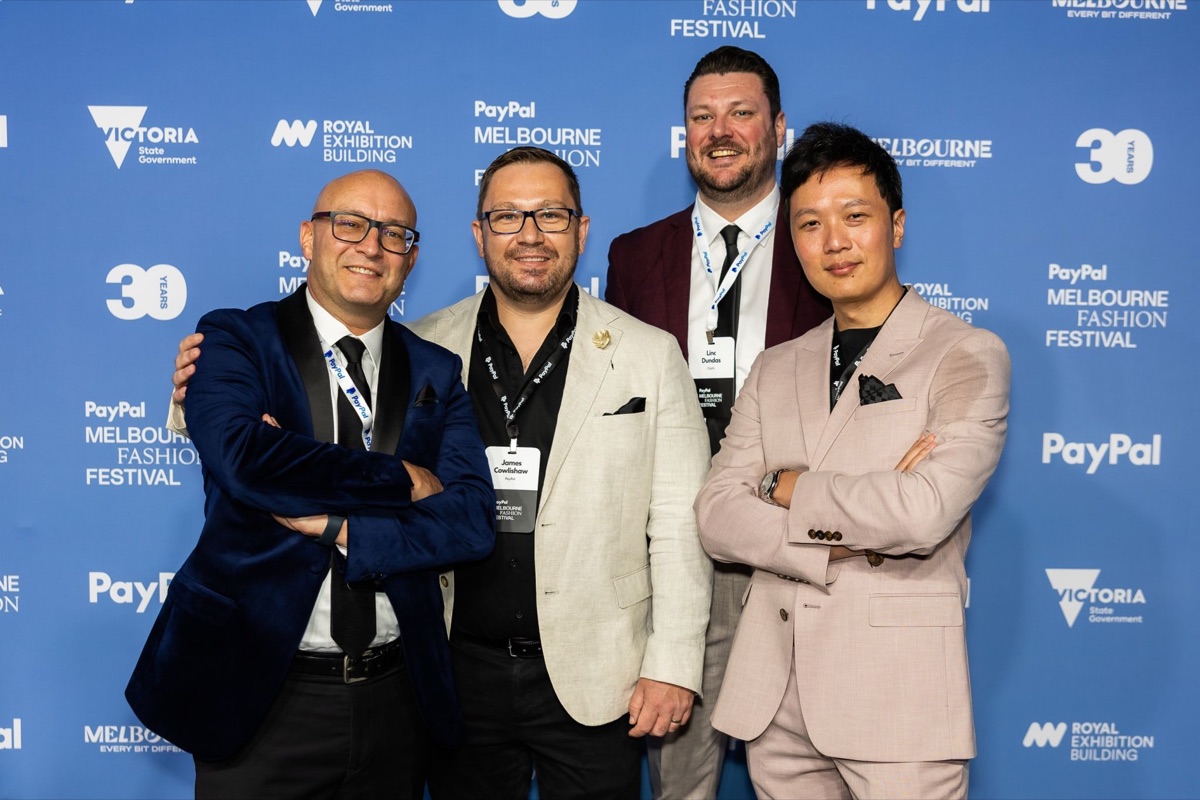 The Optty team at the PayPal Melbourne Fashion Festival